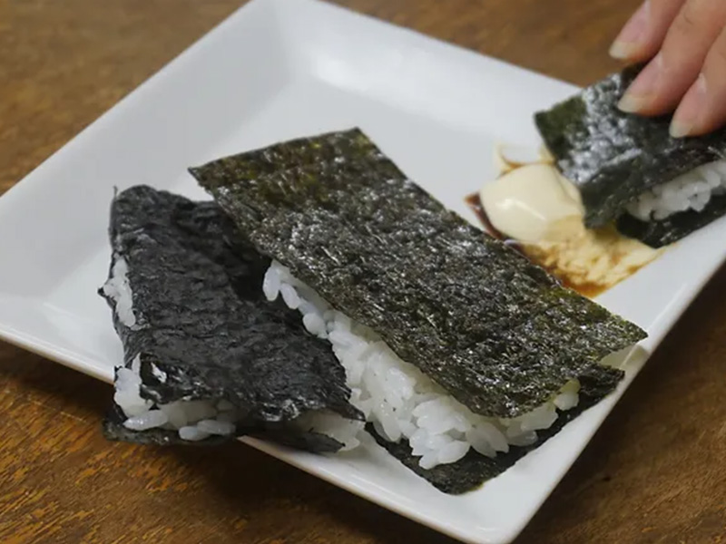 海苔ご飯の醤油マヨづけ